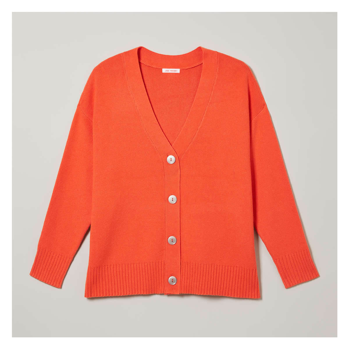 Bright deals orange cardigan